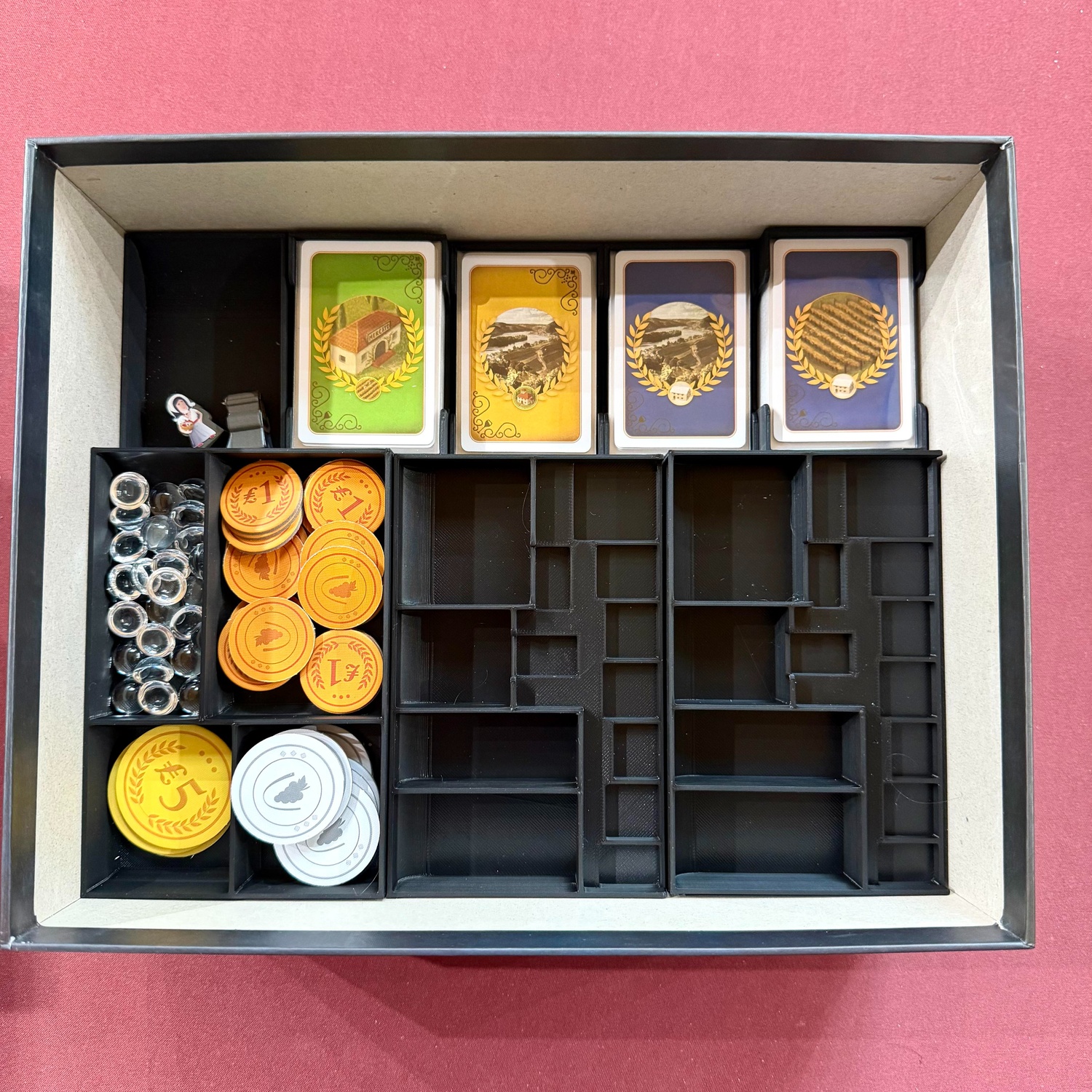 Viticulture Insert for Essentials Edition & ALL Expansions! 3D Printed Organizer Fits Sleeved Cards - Image 6