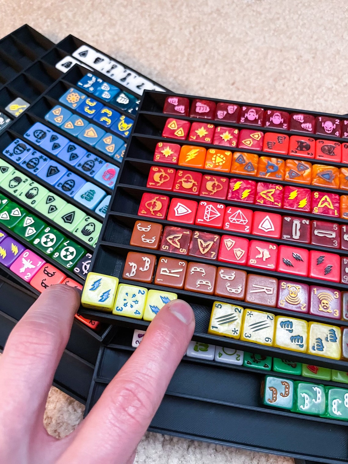 Marvel Dice Masters Campaign Box Storage - Holds Sleeved Cards & Plenty of Dice! - Image 4