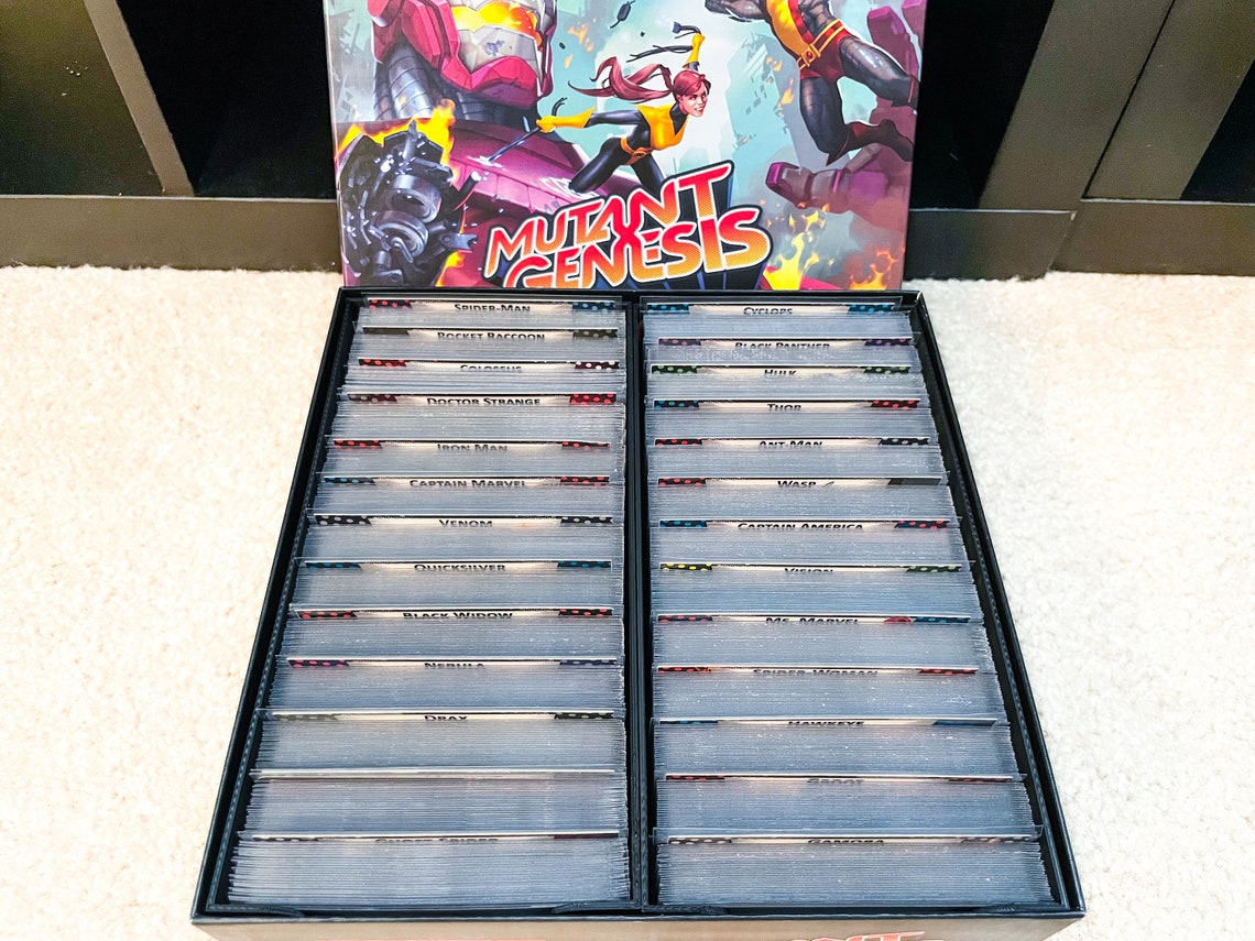 Marvel Champions Campaign Box Storage Insert - Holds Sleeved Cards! - Image 3