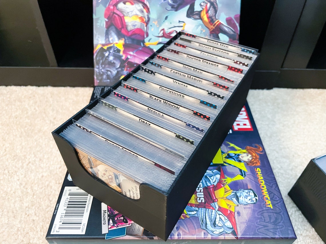Marvel Champions Campaign Box Storage Insert - Holds Sleeved Cards! - Image 2