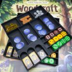 Woodcraft Board Game 3D Printed Storage Insert - Holds Sleeved Cards!