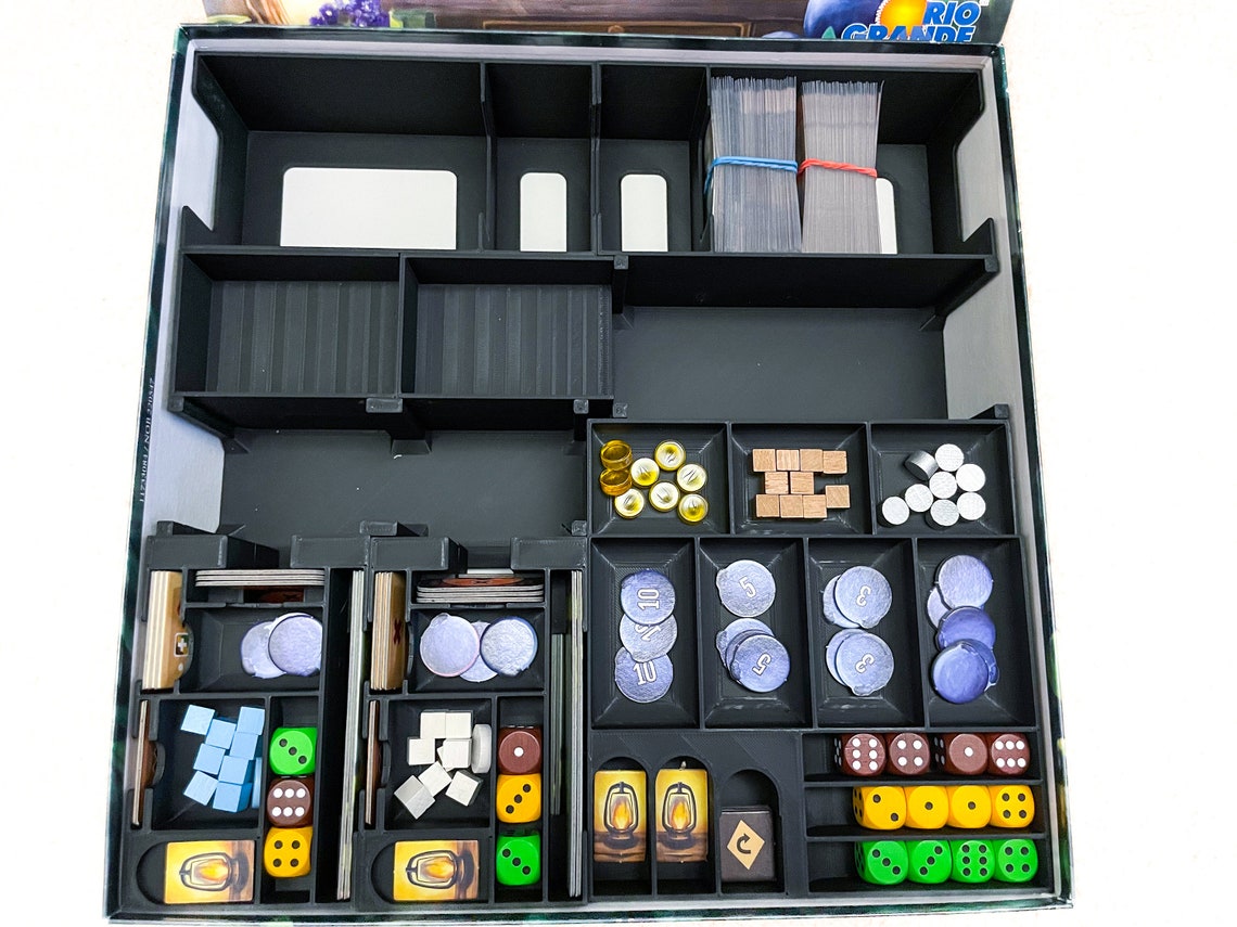 Woodcraft Board Game 3D Printed Storage Insert - Holds Sleeved Cards! - Image 9