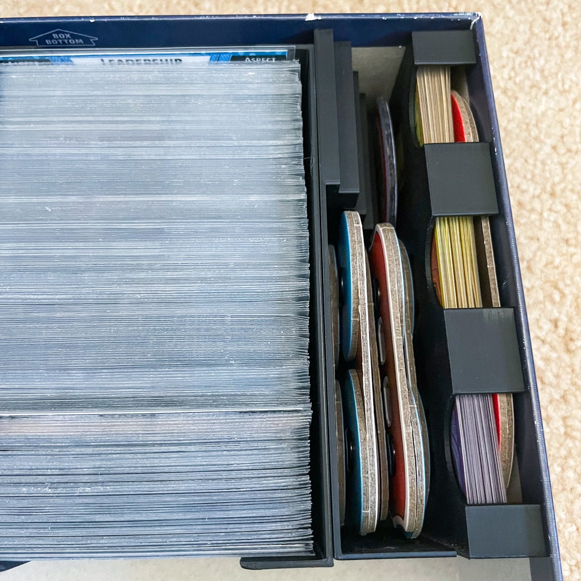 Marvel Champions Core Box Storage Insert - Holds Sleeved Cards! - Image 2