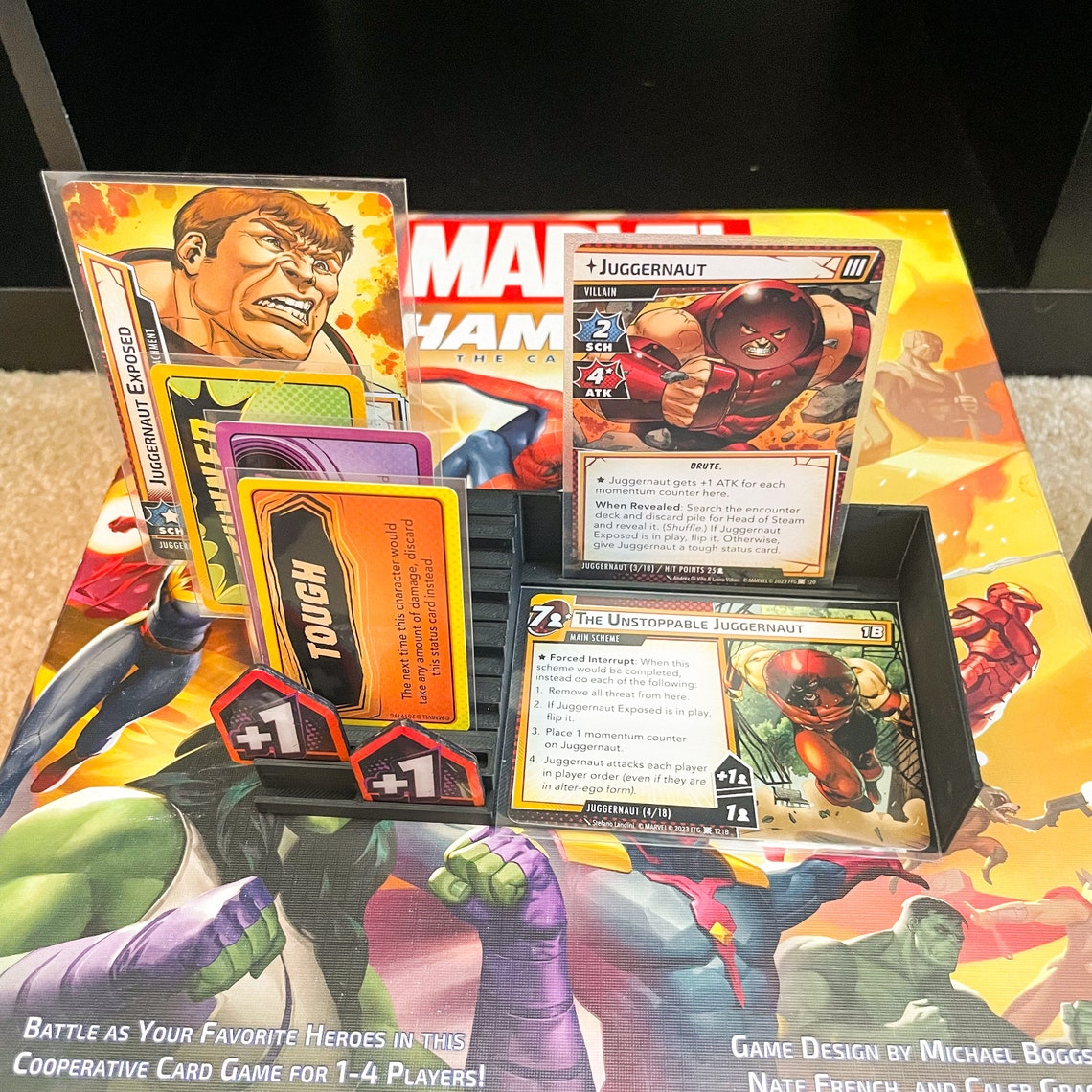 Marvel Champions Core Box Storage Insert - Holds Sleeved Cards! - Image 4