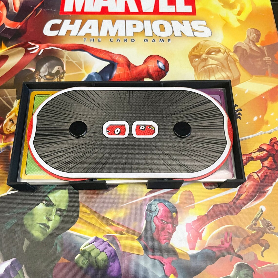Marvel Champions Core Box Storage Insert - Holds Sleeved Cards! - Image 5