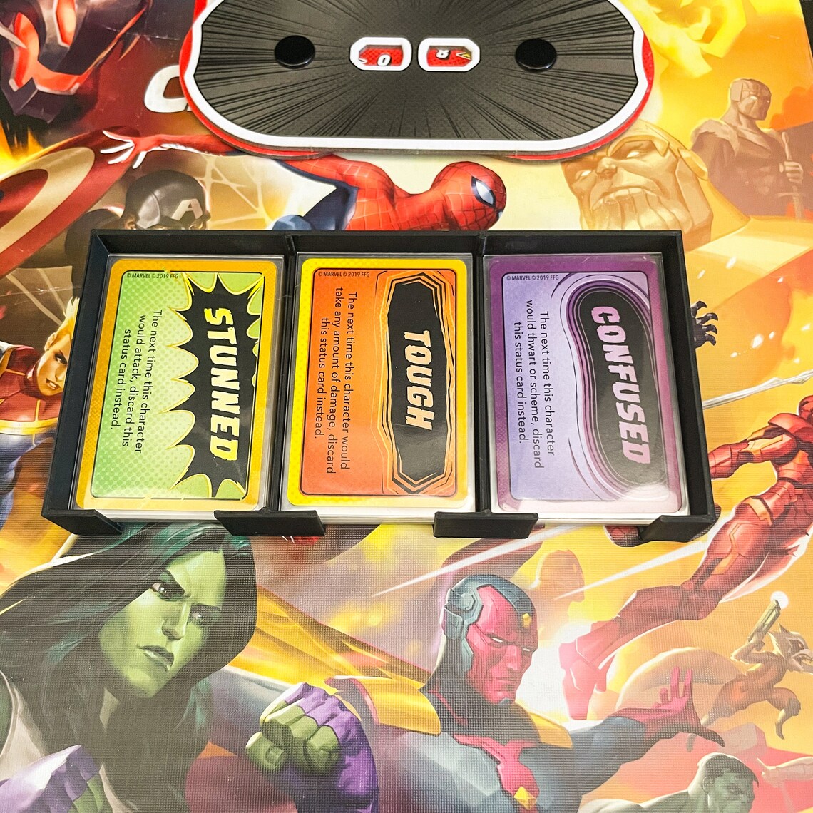 Marvel Champions Core Box Storage Insert - Holds Sleeved Cards! - Image 7