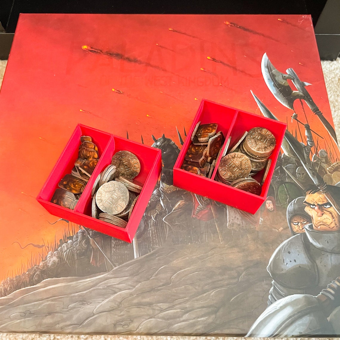 Paladins of the West Kingdom Board Game Insert (for Collector's Box), Fits Sleeved Cards! - Image 6