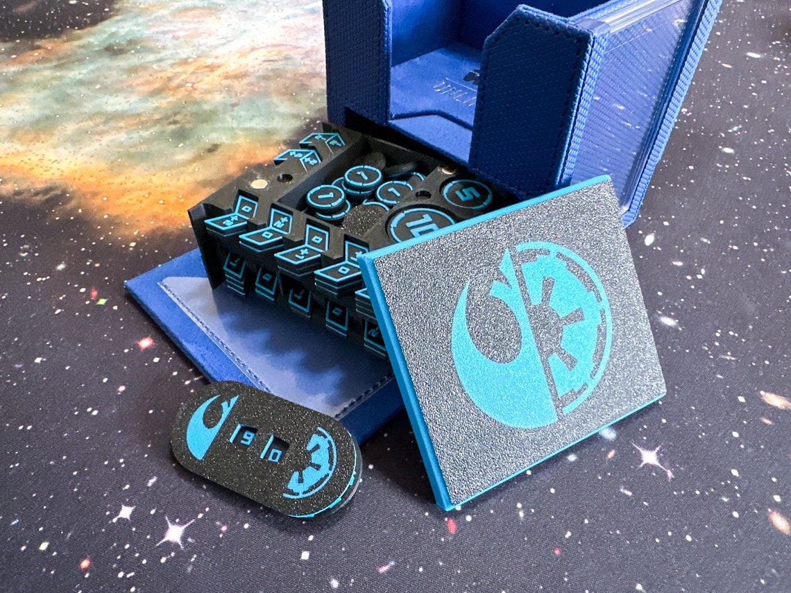 Gamegenic Token Holder Compatible with Star Wars Unlimited, Token Box & Organizer