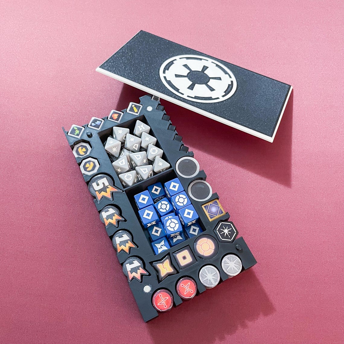 Star Wars Shatterpoint Token Box & Dice Holder