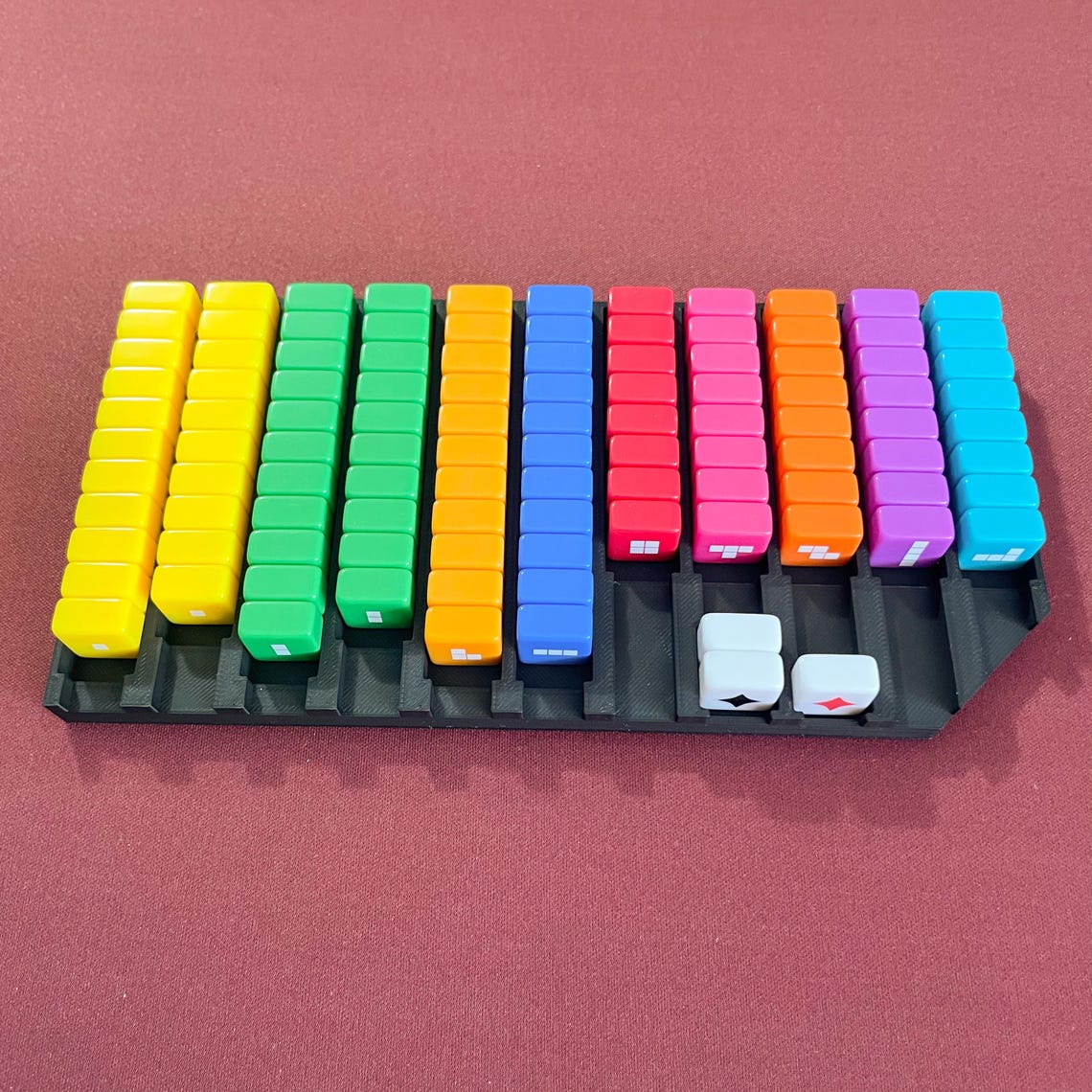 Square One Board Game Tile Insert, Token Organizer - Room for Base + Joker Expansion - Image 2