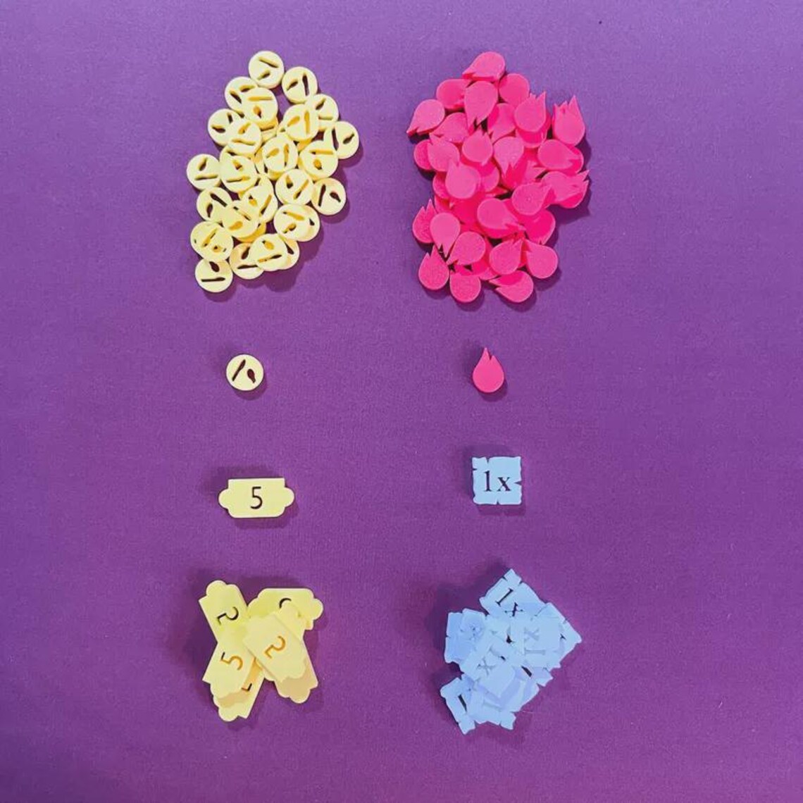 Agricola & Farmers of The Moor Token Upgrade - 3D Printed Food, Fire, and Usage Tokens!