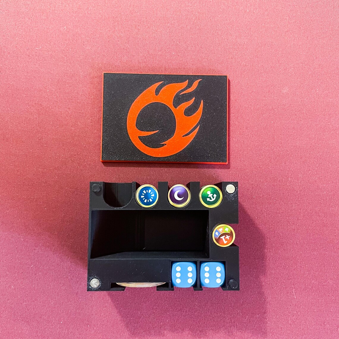 Altered TCG Token Tray for Gamegenic Token Set & Deck Box, 3D Printed and Customizable!