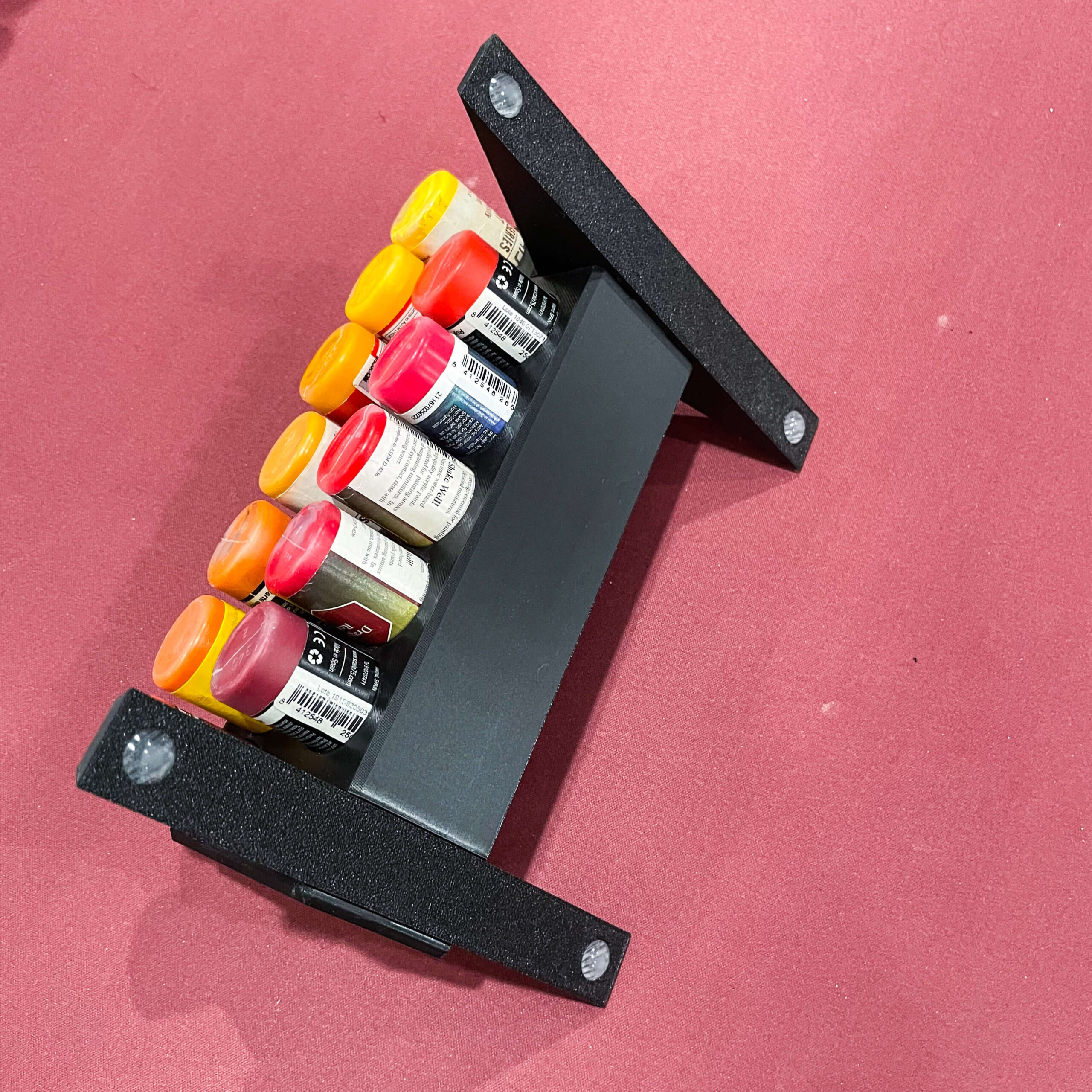 bottom of hobby paint organizer