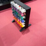 fully stacked modular acrylic paint organizer